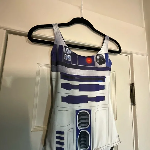 Blackmilk Star Wars Artoo R2D2 Bodysuit One Piece - Picture 3 of 10